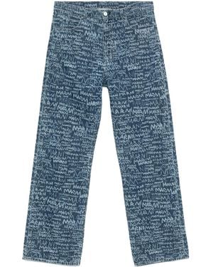 Marni Lasered Jeans - Blue