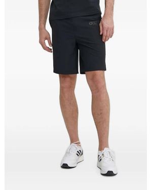 Picture Logo Drawstring Shorts - Black