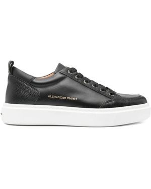 Alexander Smith Bond Leather Sneakers - Black