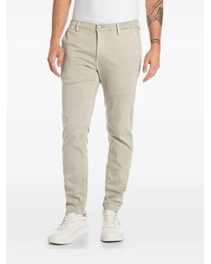 Replay Button Jeans - Natural