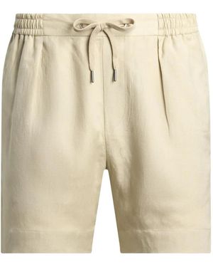 Ralph Lauren Pleated Drawstring Short - Natural