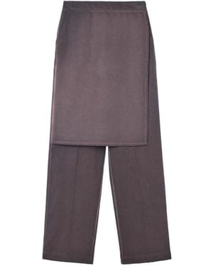 Sunnei Hose Im Layering-Look - Lila