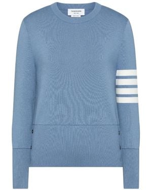 Thom Browne 4-Bar Milano Sweater - Blue
