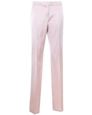 ANDAMANE Gladys Straight-Leg Trousers - Pink