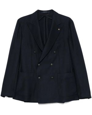 Tagliatore Double-Breasted Blazer - Blue