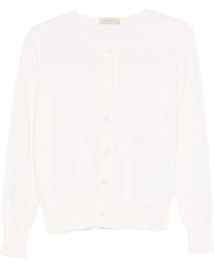 Purotatto Geknöpfter Cardigan - Weiß