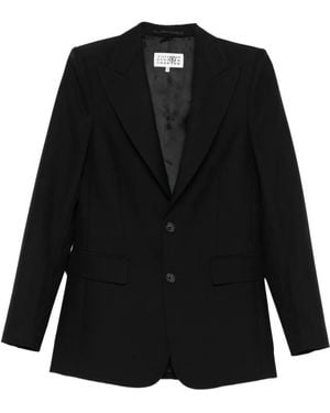 MM6 by Maison Margiela Klassisches Sakko - Schwarz