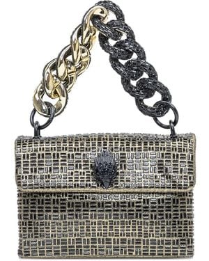 Kurt Geiger Kensington Mini-Tas Met Ketting - Grijs