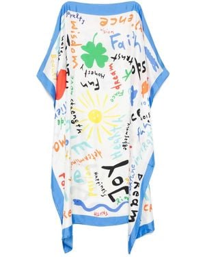 Rianna + Nina Printed Maxi Dress - Grey