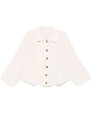 Louise Misha Khellane Cardigan - White