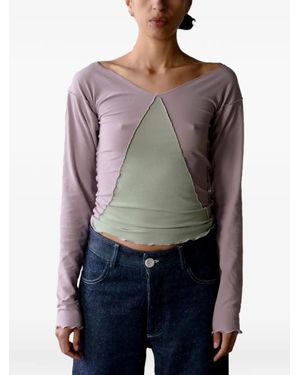 Baserange Camiseta Phy De Manga Larga - Gris