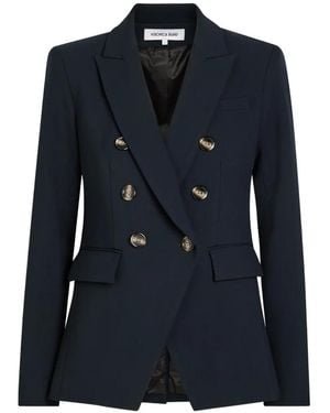 Veronica Beard Blazer Miller Dickey À Boutonnière Croisée - Bleu