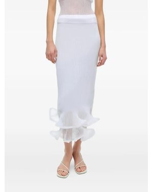 Jonathan Simkhai Kelso Skirt - White