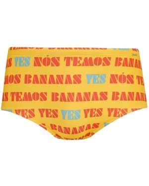 Amir Slama Printed Swimming Trunks - Orange