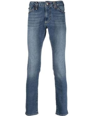 Philipp Plein Slim-Fit Jeans - Blue