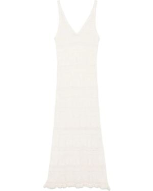 Faliero Sarti Simona Midi Dress - White