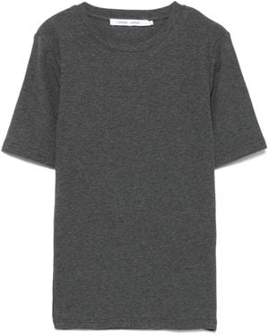 Samsøe & Samsøe Fine Ribbbed T-Shirt - Grey