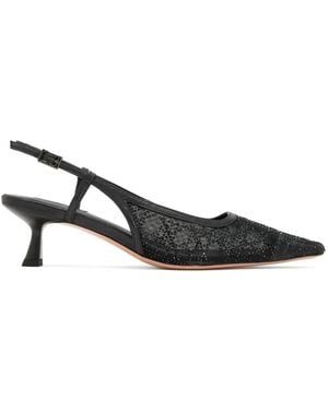 Nicoli Mysha Crystal-Embellishment Court Shoes - Black