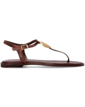 Kotris Sandals Buckle-Fastening T-Strap Sandals - Brown