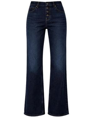Reformation Vaqueros Con Detalle De Botones - Azul