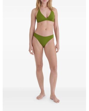 Eres Éphémère Triangle Bikini Top in White | Lyst