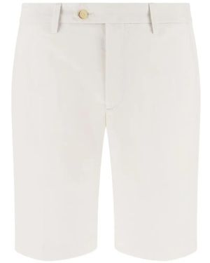 BOGGI Elasticated-Waist Chino Shorts - White