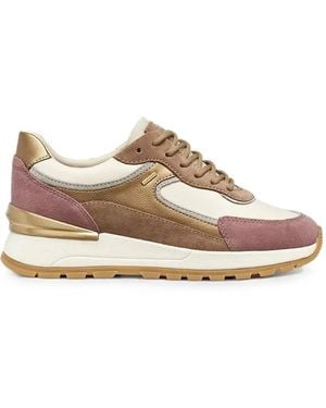 Geox Zapatillas Desya Abx A Paneles Con Cordones - Neutro