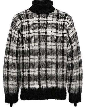 Helmut Lang Brushed Turtleneck Jumper - Grey