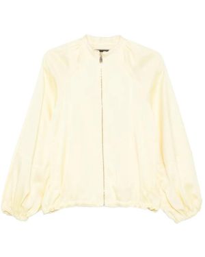 Fabiana Filippi Zip-Fastening Jacket - Natural