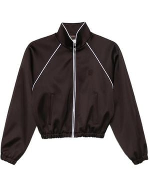 Sandro Chaqueta Corta Con Ribete - Negro