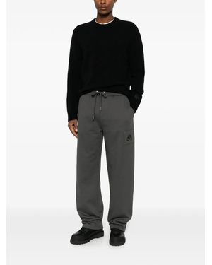 C.P. Company Logo-Patch Wool Jumper - Black