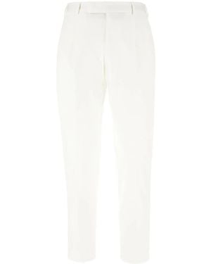 PT Torino Stretch Cotton Trousers - White