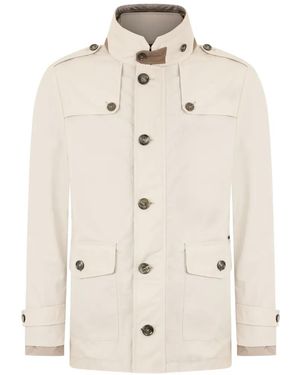 Moorer Button-Down Jacket - White