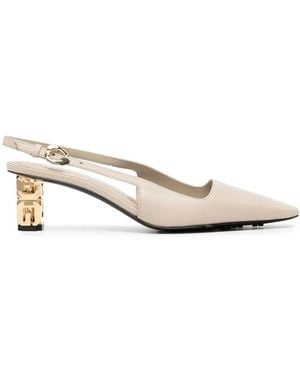 Givenchy G-Cube Slingback Court Shoes - Natural