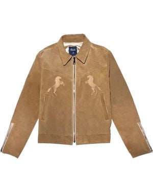 United Rivers Horse-Embroidery Jacket - Natural