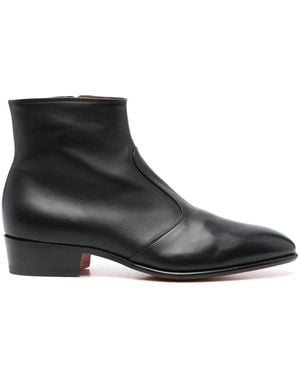 Santoni Botines de goma - Negro