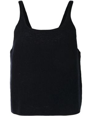 Tibi Pullover Mit U-Ausschnitt - Schwarz