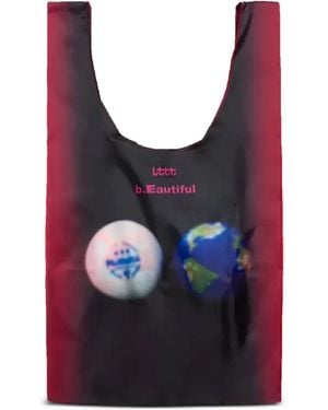 b.Eautiful Große Tote Bag Mit Logo - Rot