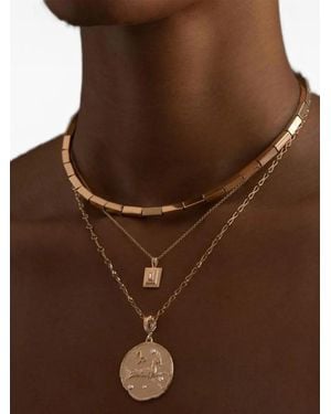 Azlee Diamond Pendant - Brown