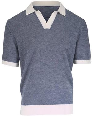 Orlebar Brown V-Neck T-Shirt - Blue