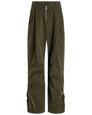 Dolce & Gabbana Zip-Fastening Cargo Pants - Green