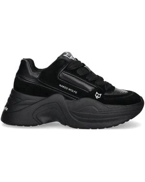 Naked Wolfe Temple Trainers - Black