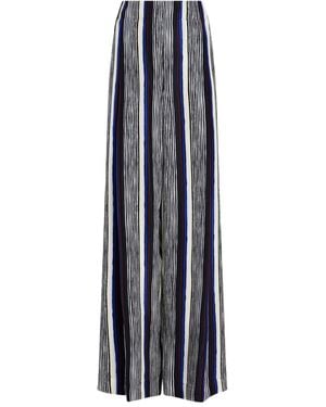 Proenza Schouler Amira Printed Trousers - Blue