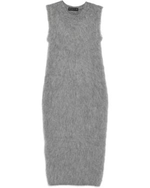 Phisique Du Role Sleeveless Midi Dress - Gray