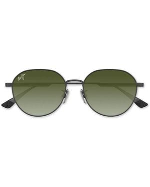 Maui Jim Round Sunglasses - Green