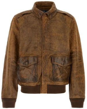 Polo Ralph Lauren Leather Jacket - Brown
