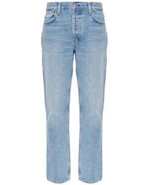 Citizens of Humanity Savannah Cigarette Straight-Leg Jeans - Blue
