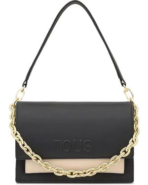 Tous Borsa A Tracolla Bicolore - Nero