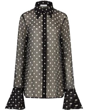Nina Ricci ベルカフス シャツ - ブラック