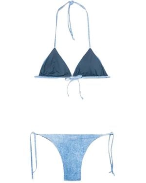Fisico Triangle Bikini - Blue